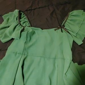 cute green dress